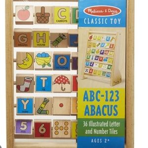 Melissa & Doug ABC 123 Abacus NWT